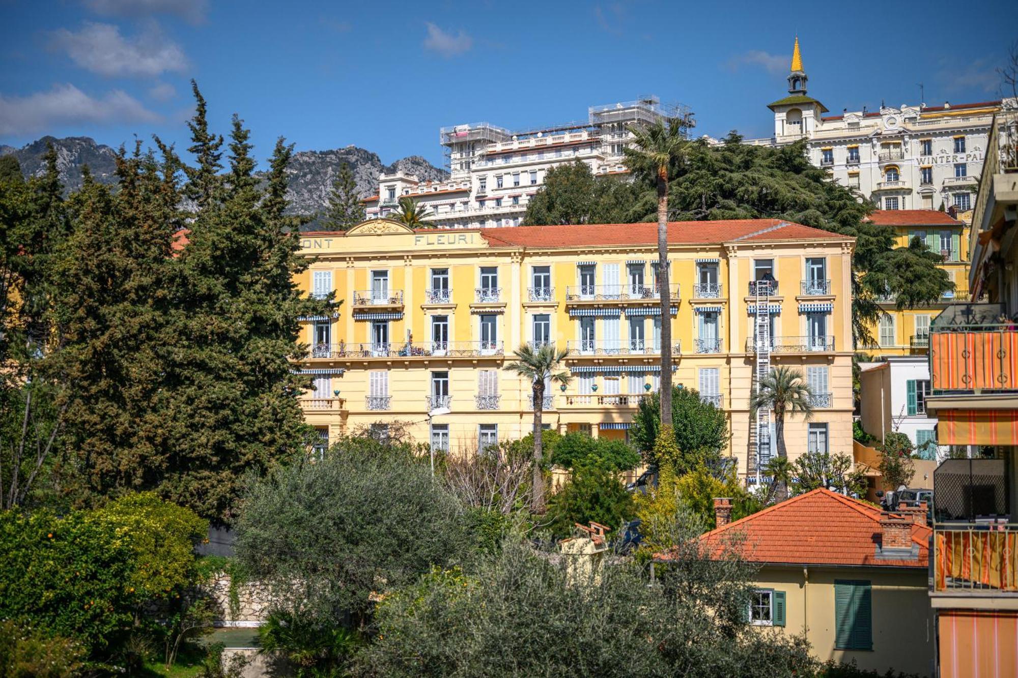 'L'Alicante Proche' Gare, Terrasse, Vue Mer Μεντόν Εξωτερικό φωτογραφία