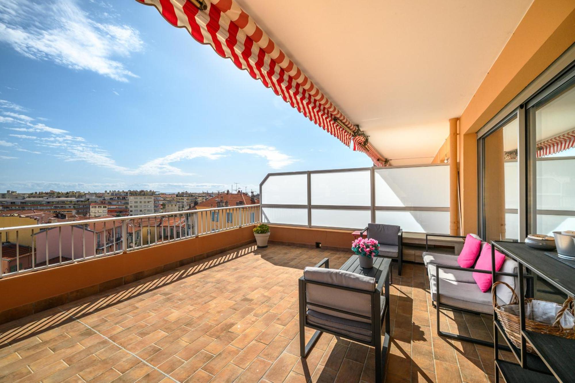 'L'Alicante Proche' Gare, Terrasse, Vue Mer Μεντόν Εξωτερικό φωτογραφία