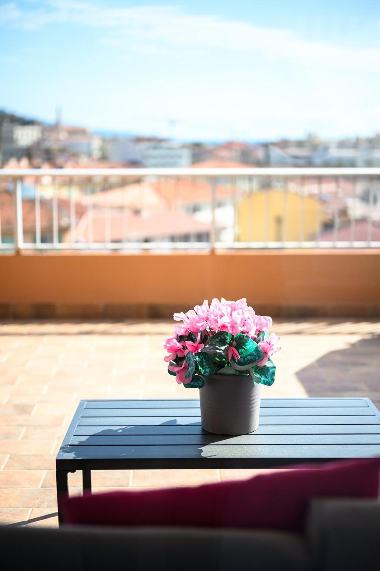 'L'Alicante Proche' Gare, Terrasse, Vue Mer Μεντόν Εξωτερικό φωτογραφία