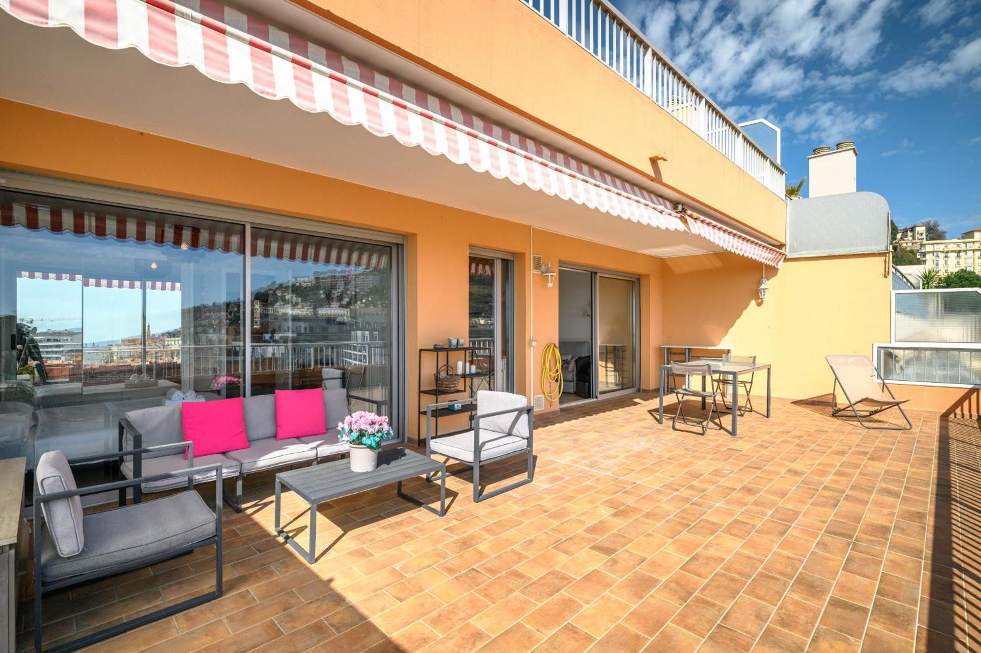 'L'Alicante Proche' Gare, Terrasse, Vue Mer Μεντόν Εξωτερικό φωτογραφία